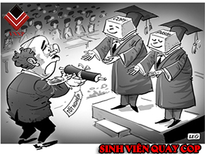 Sinh vien lam dung cong nghe
